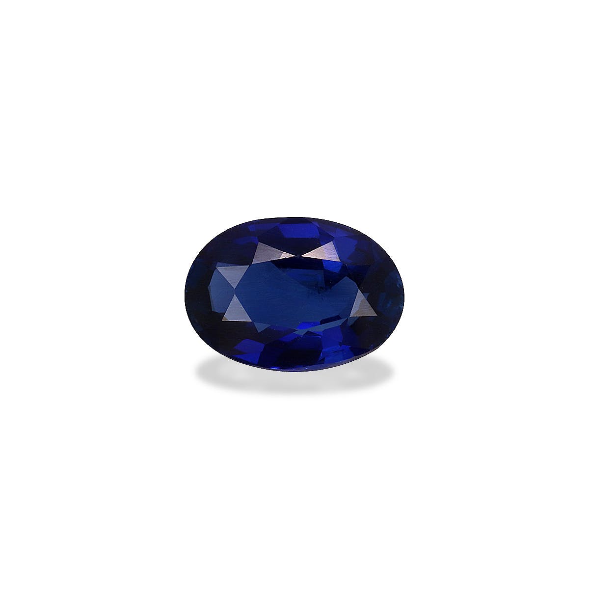 Blue Sapphire Oval Fine Step Cut Blue