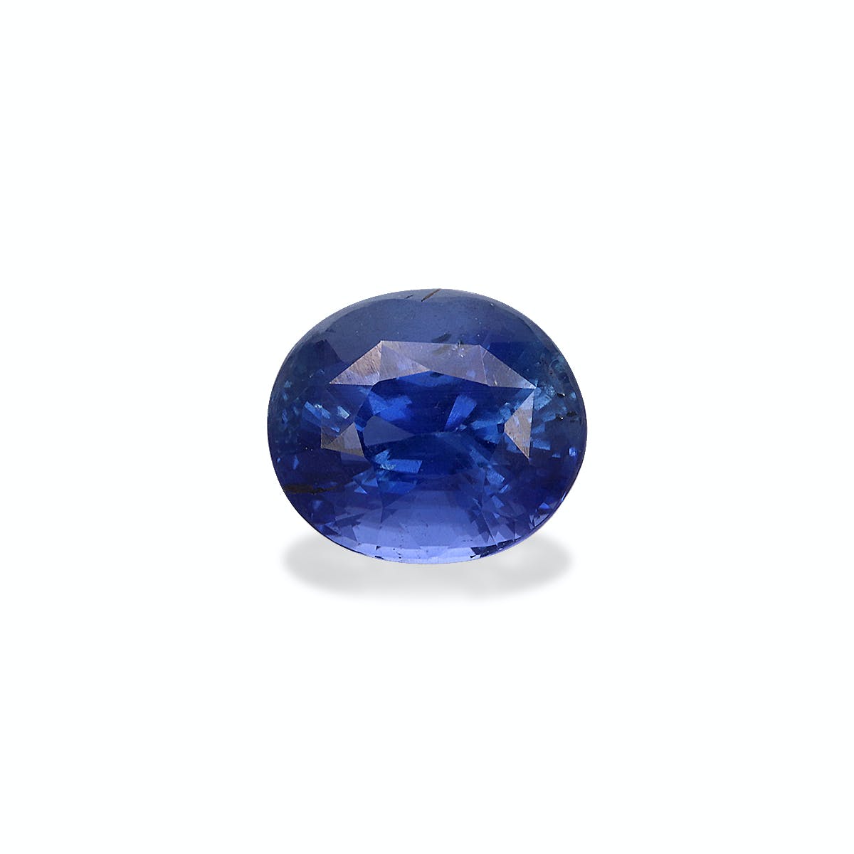 Blue Sapphire Oval Fine Step Cut Blue