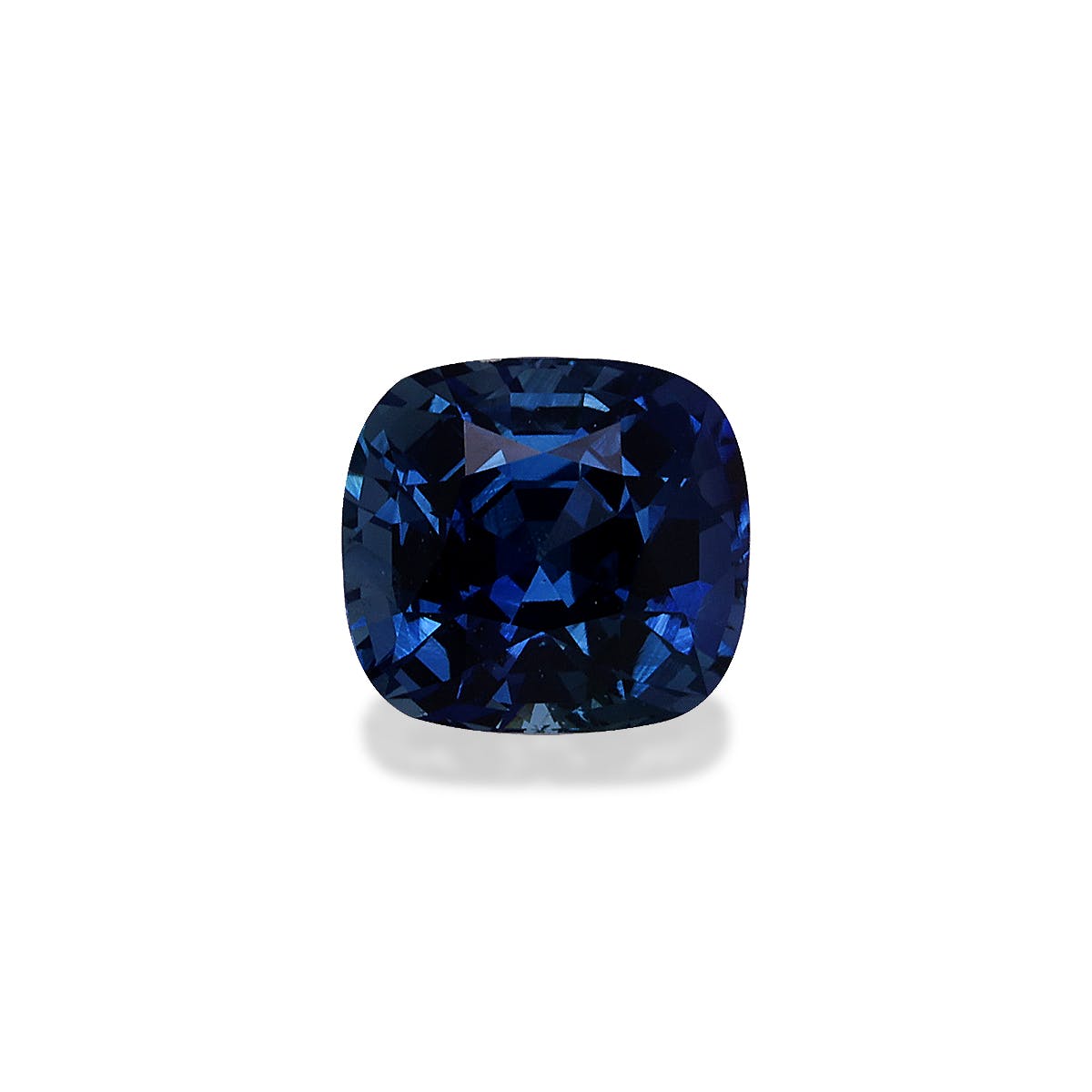 Blue Sapphire Cushion Fine Step Cut Blue