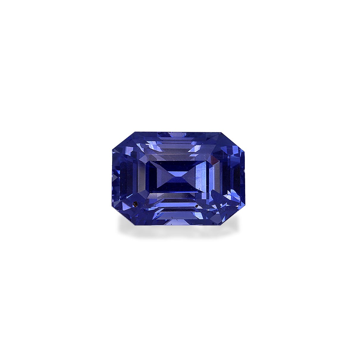 Blue Sapphire Rectangular Emerald Cut Blue