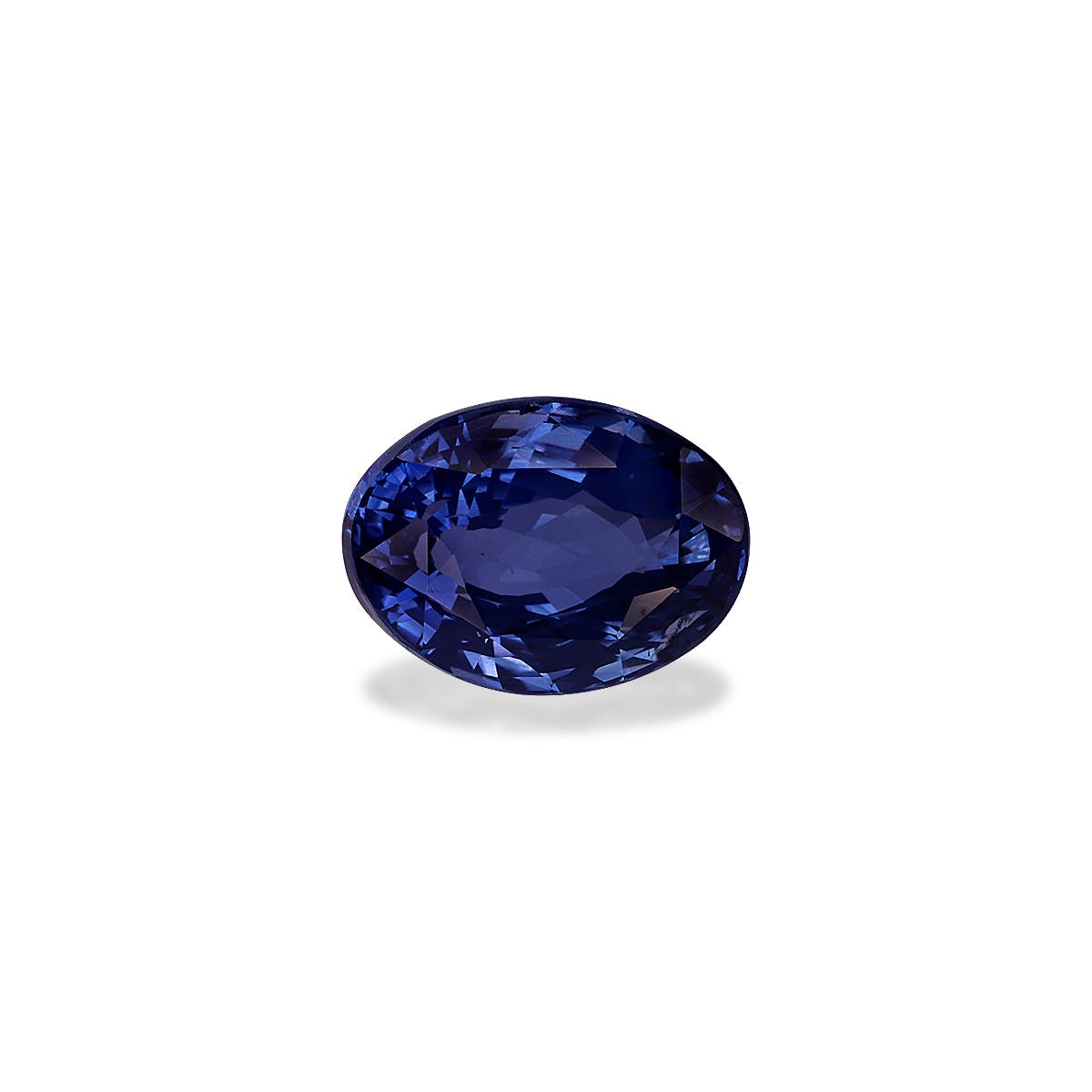 Blue Sapphire Oval Fine Step Cut Blue