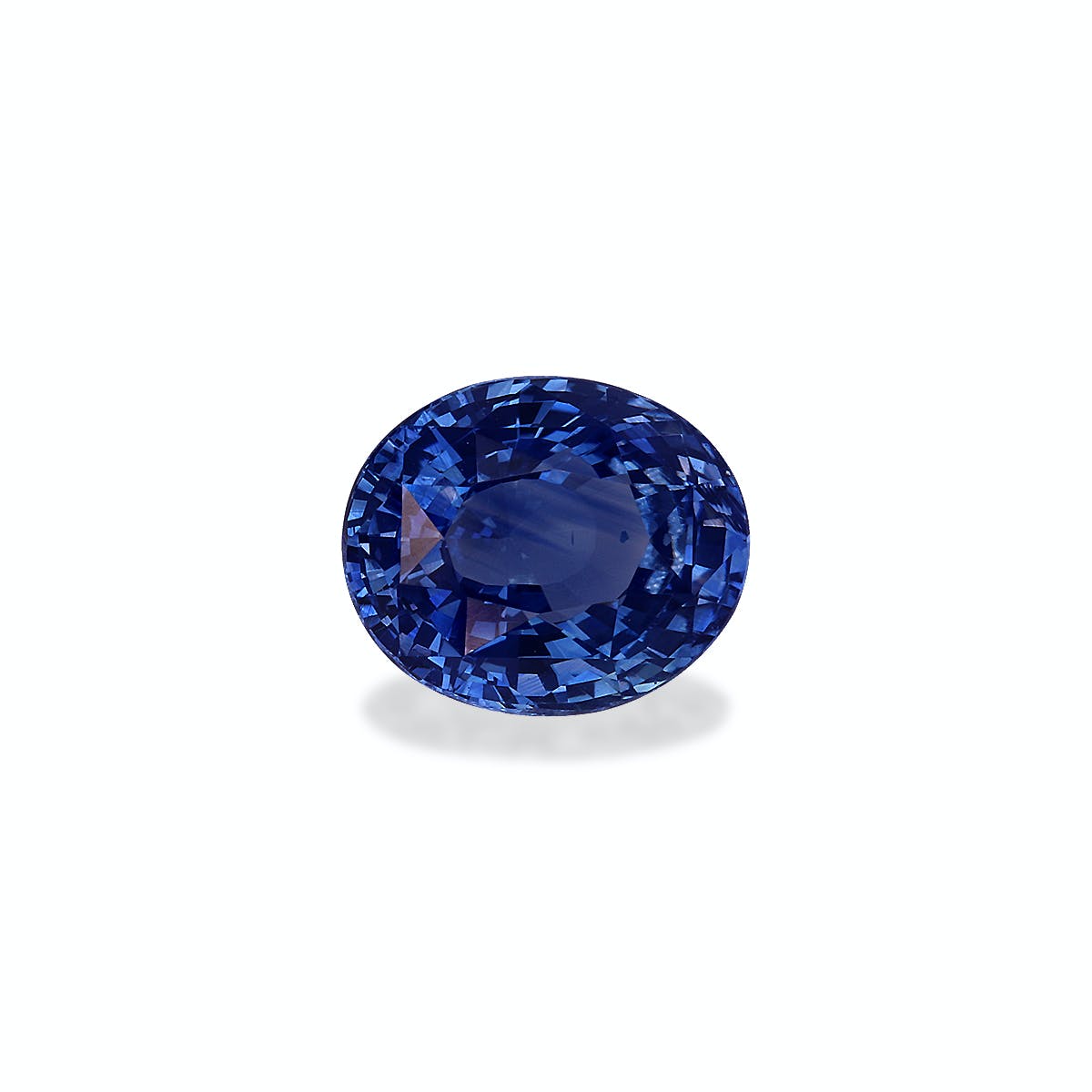 Blue Sapphire Oval Fine Step Cut Blue