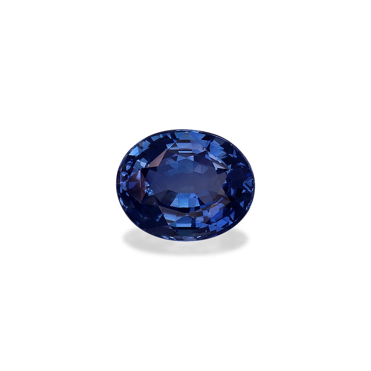 Blue Sapphire Oval Fine Step Cut Blue