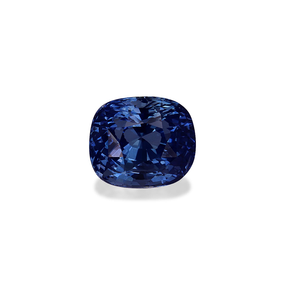 Blue Sapphire Cushion Fine Step Cut Blue