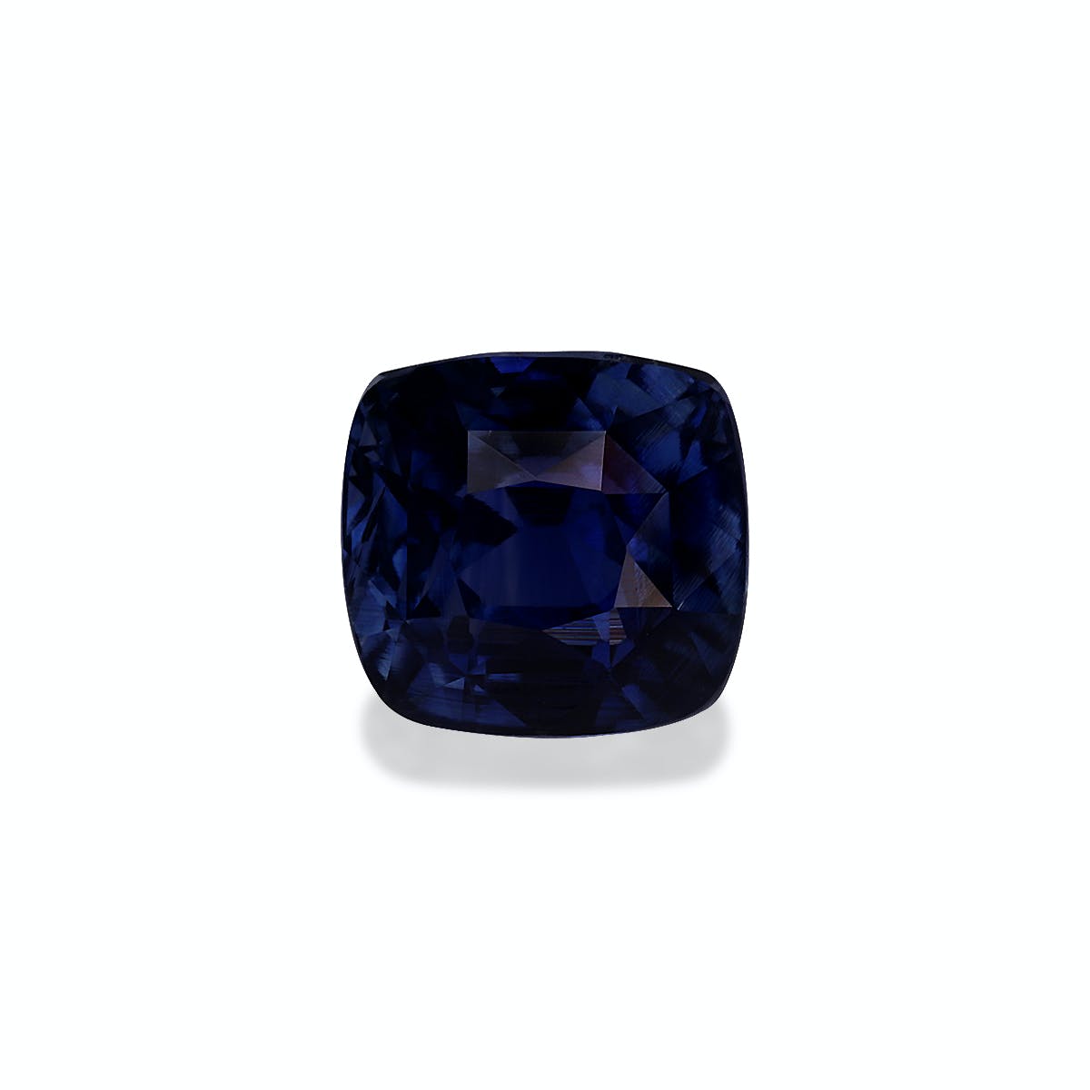 Blue Sapphire Cushion Fine Step Cut Blue