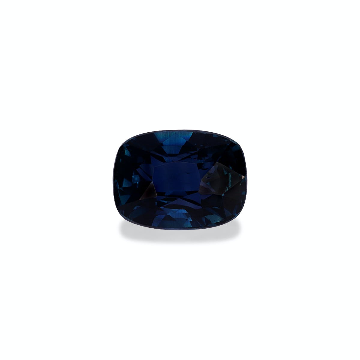 Blue Sapphire Cushion Fine Step Cut Blue