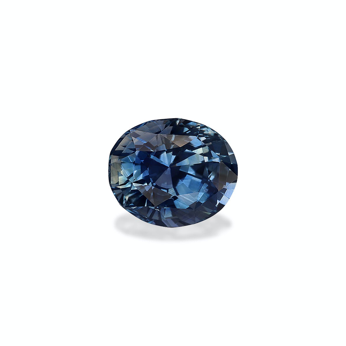 Blue Sapphire Oval Fine Step Cut Blue