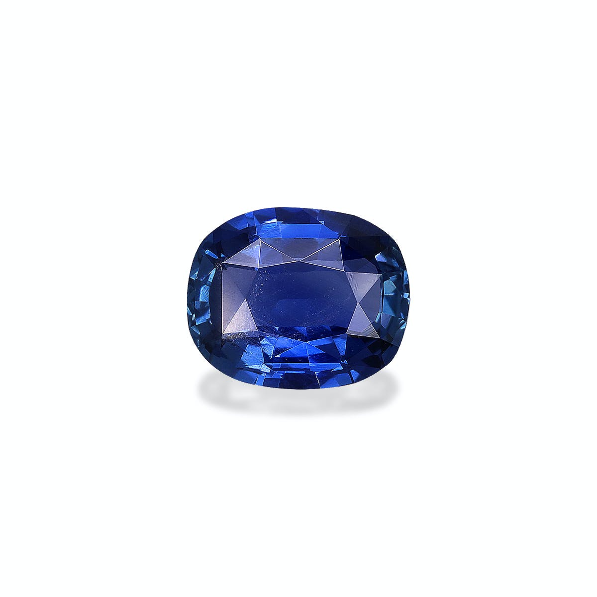 Blue Sapphire Cushion Fine Step Cut Blue