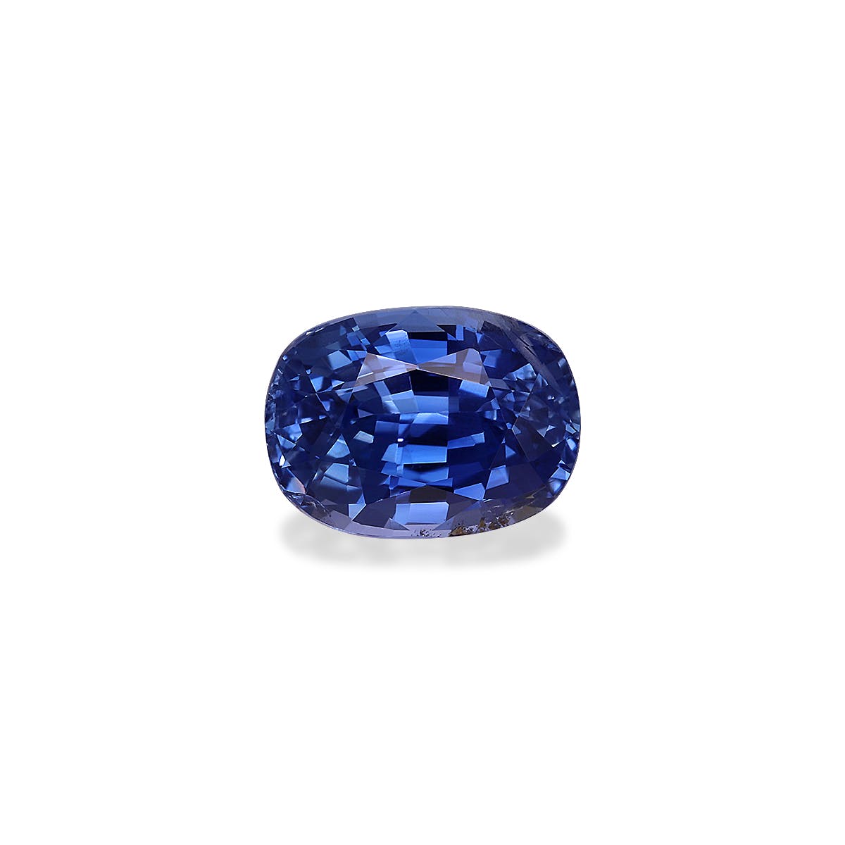 Blue Sapphire Cushion Fine Step Cut Blue