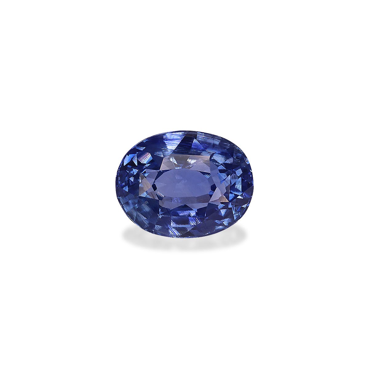 Blue Sapphire Oval Fine Step Cut Blue