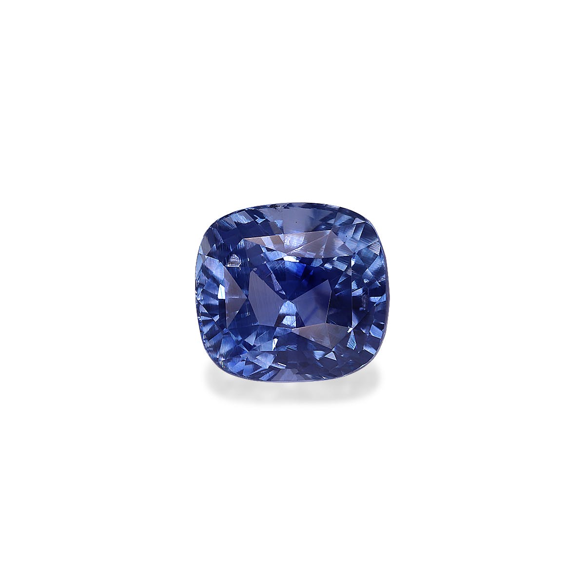 Blue Sapphire Cushion Fine Step Cut Blue