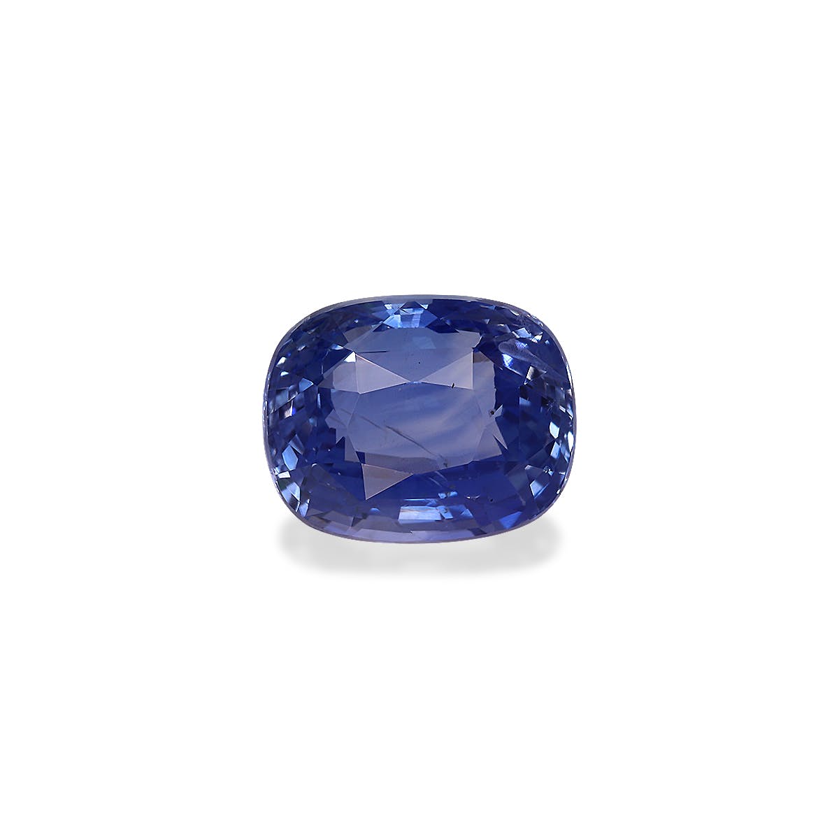 Blue Sapphire Cushion Fine Step Cut Blue