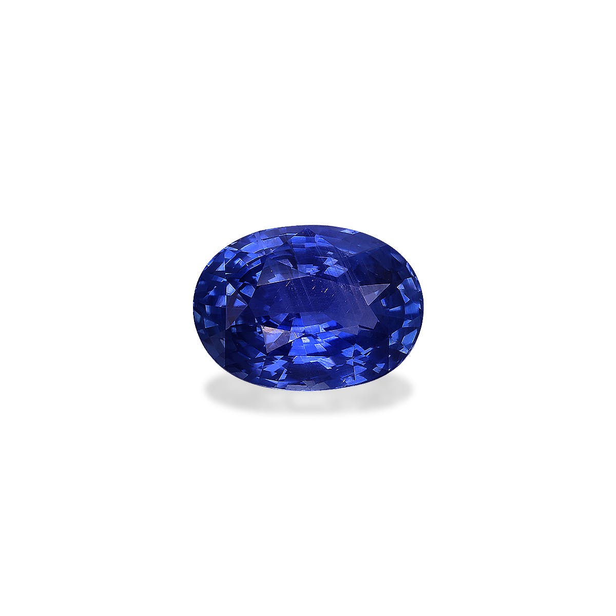 Blue Sapphire Oval Fine Step Cut Blue