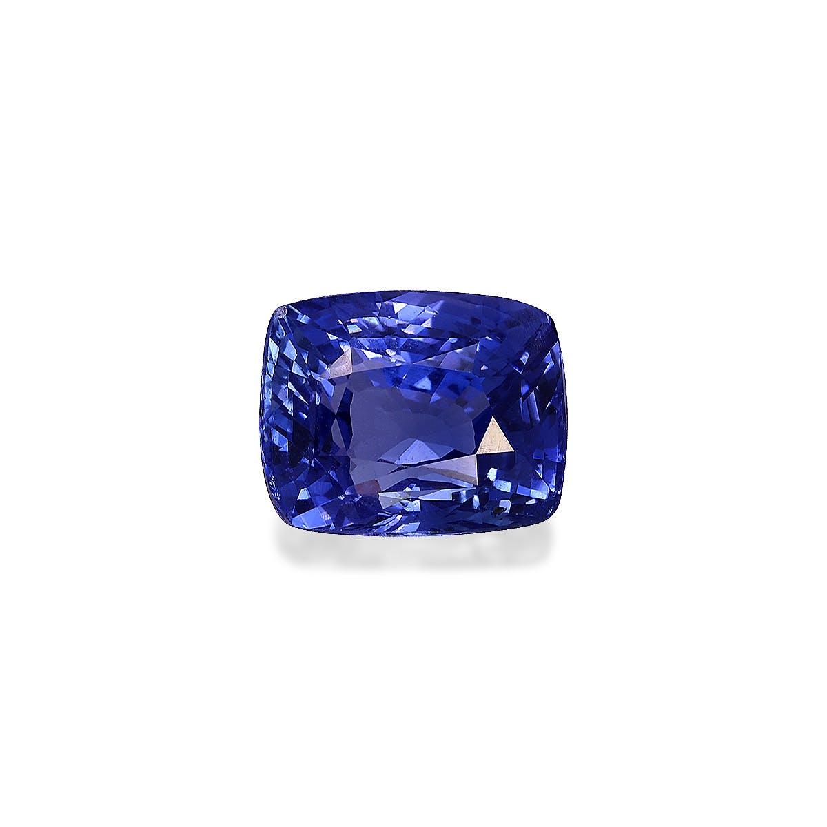 Blue Sapphire Cushion Fine Step Cut Blue