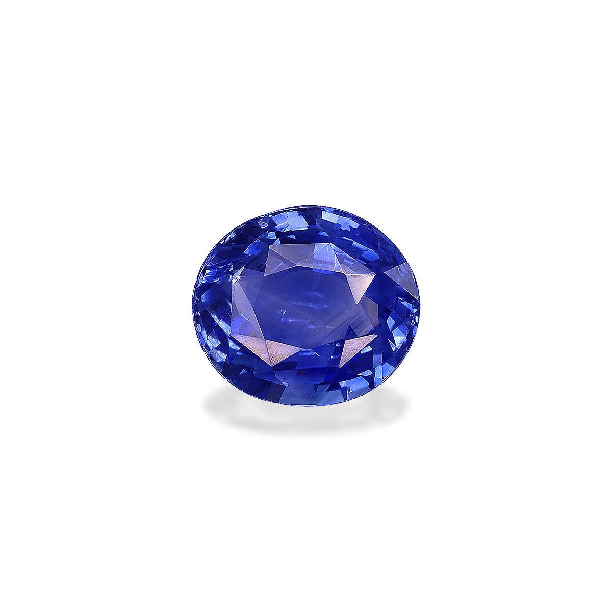 Blue Sapphire Oval Fine Step Cut Blue