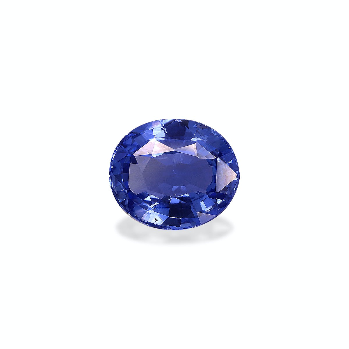 Blue Sapphire Oval Fine Step Cut Blue