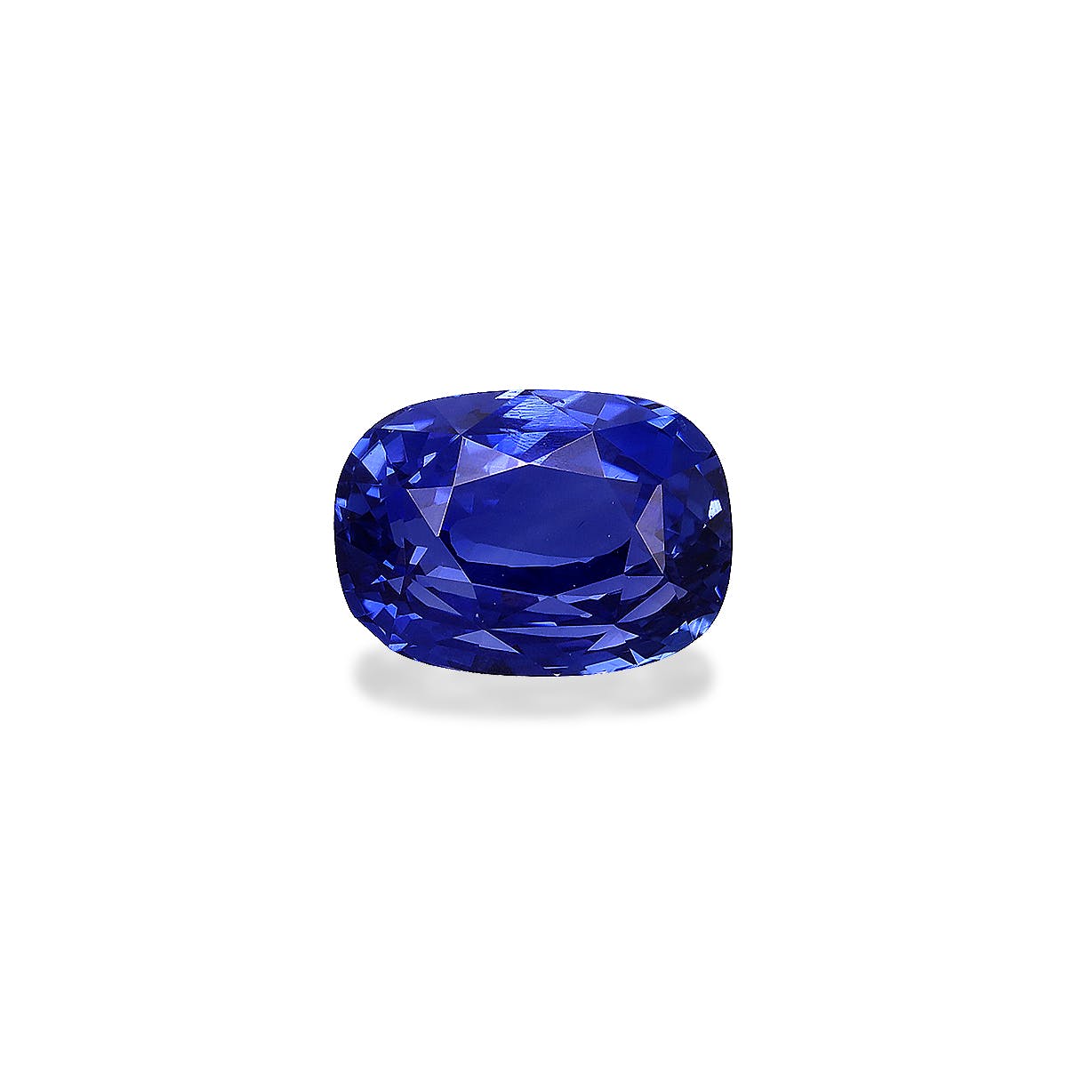 Blue Sapphire Cushion Fine Step Cut Blue