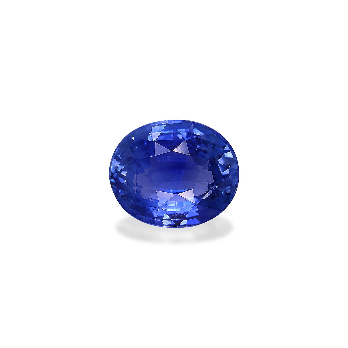 Blue Sapphire Oval Fine Step Cut Blue