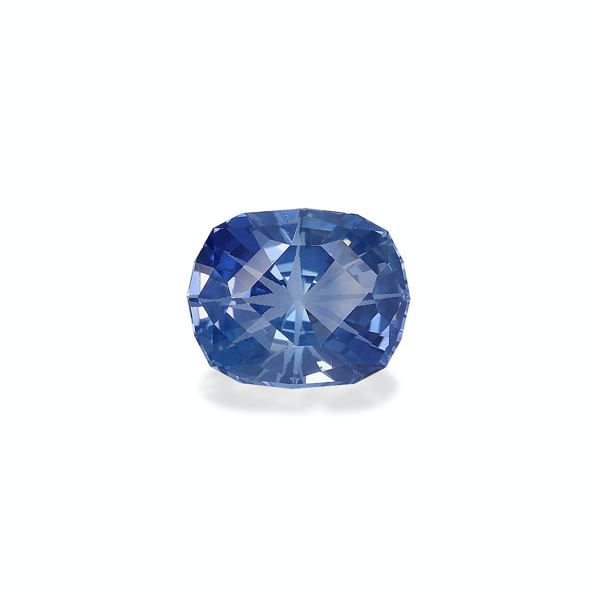 Blue Sapphire Cushion Designer Cut Blue