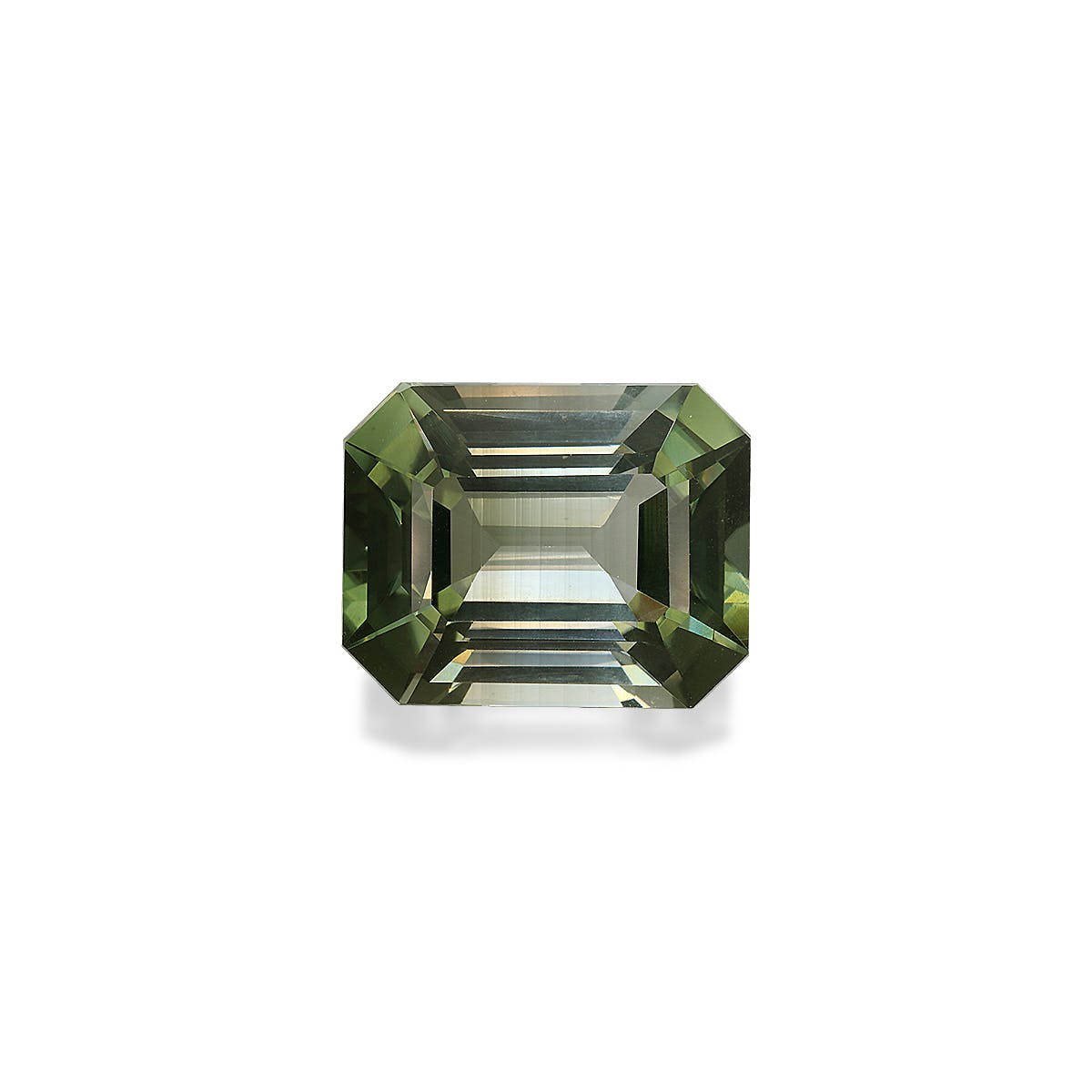 Bi Colour Tourmaline Rectangular Emerald Cut Bi Colour