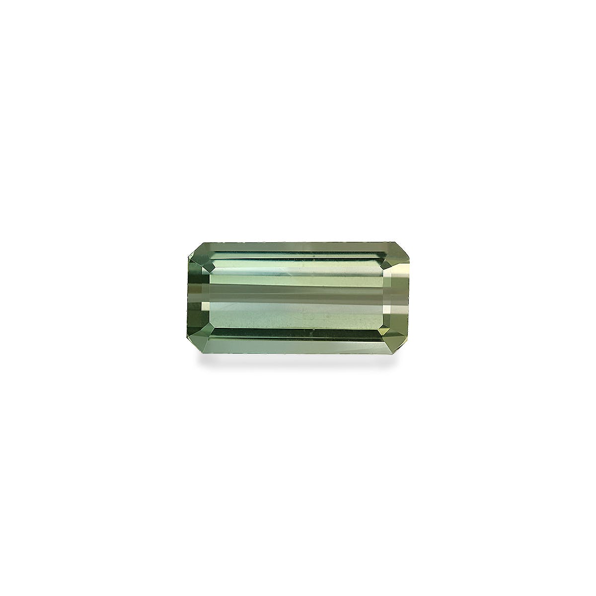 Bi Colour Tourmaline Rectangular Emerald Cut Bi Colour