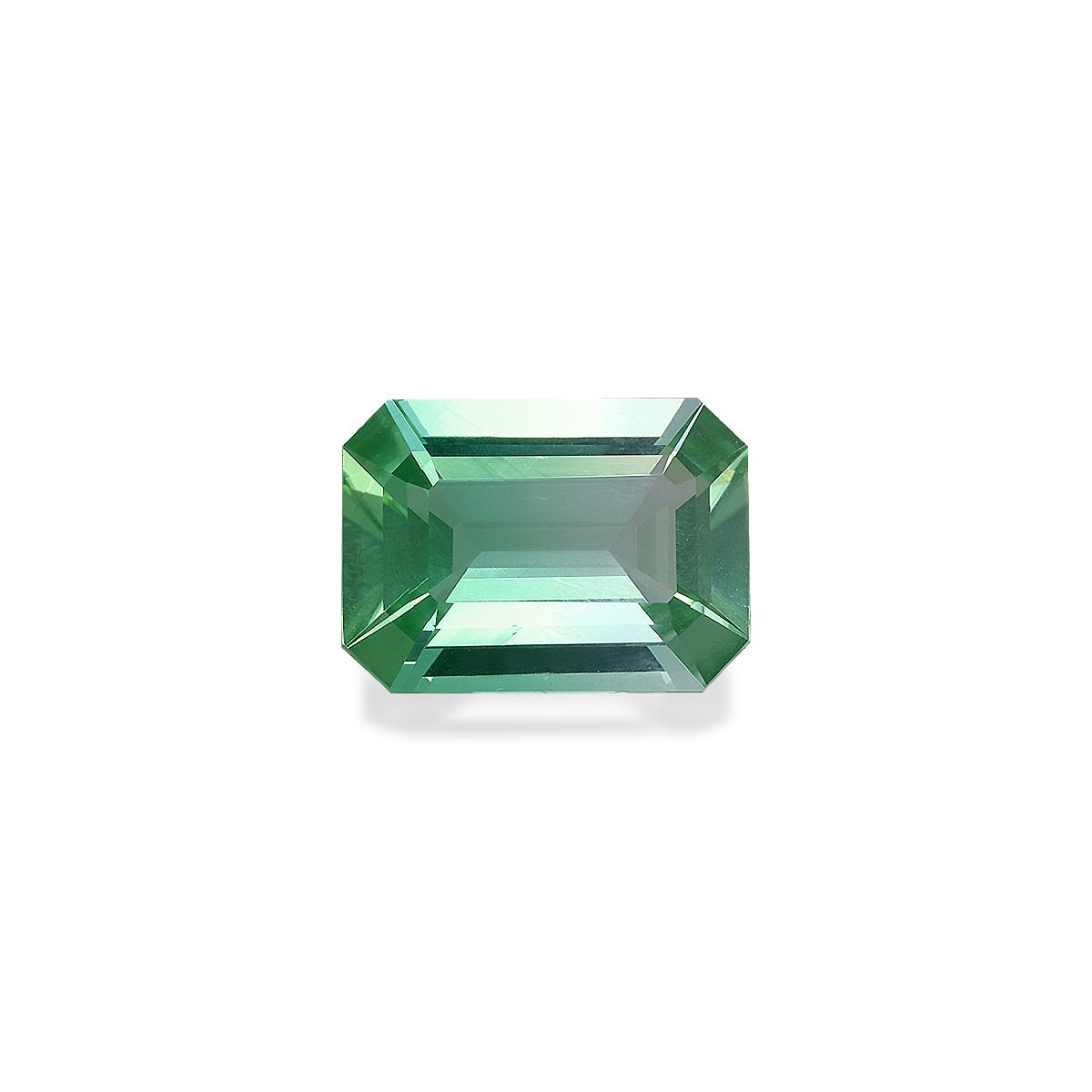 Bi Colour Tourmaline Rectangular Emerald Cut Bi Colour