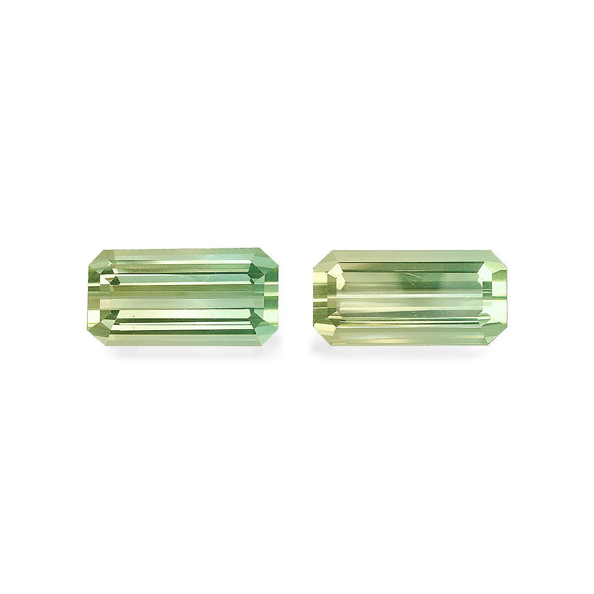 Bi Colour Tourmaline Rectangular Emerald Cut Bi Colour