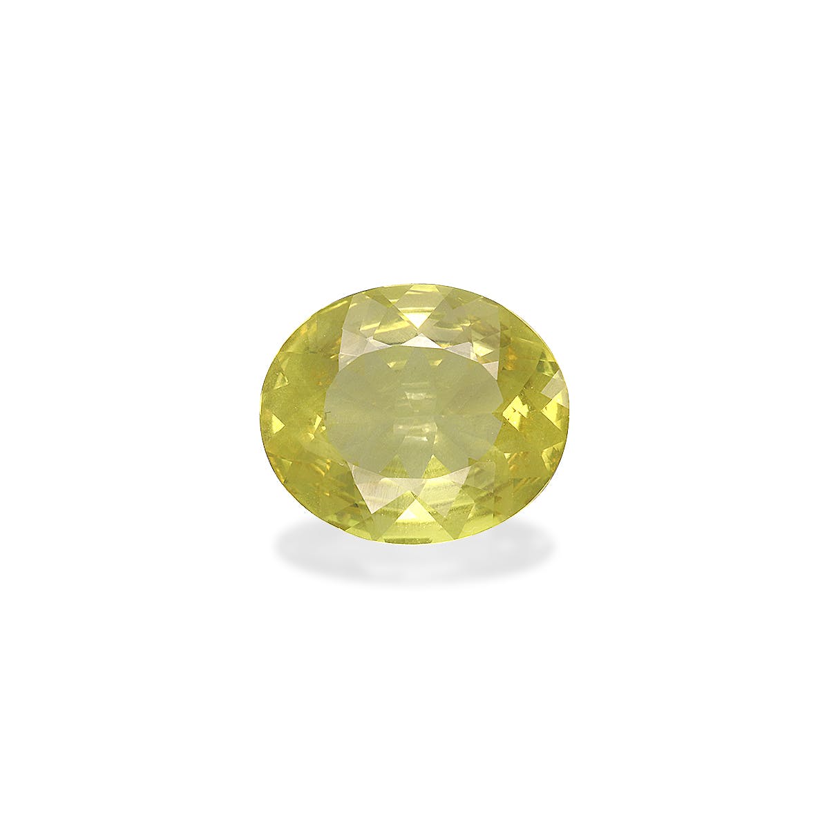 Chrysoberyl Oval  Lemon Yellow