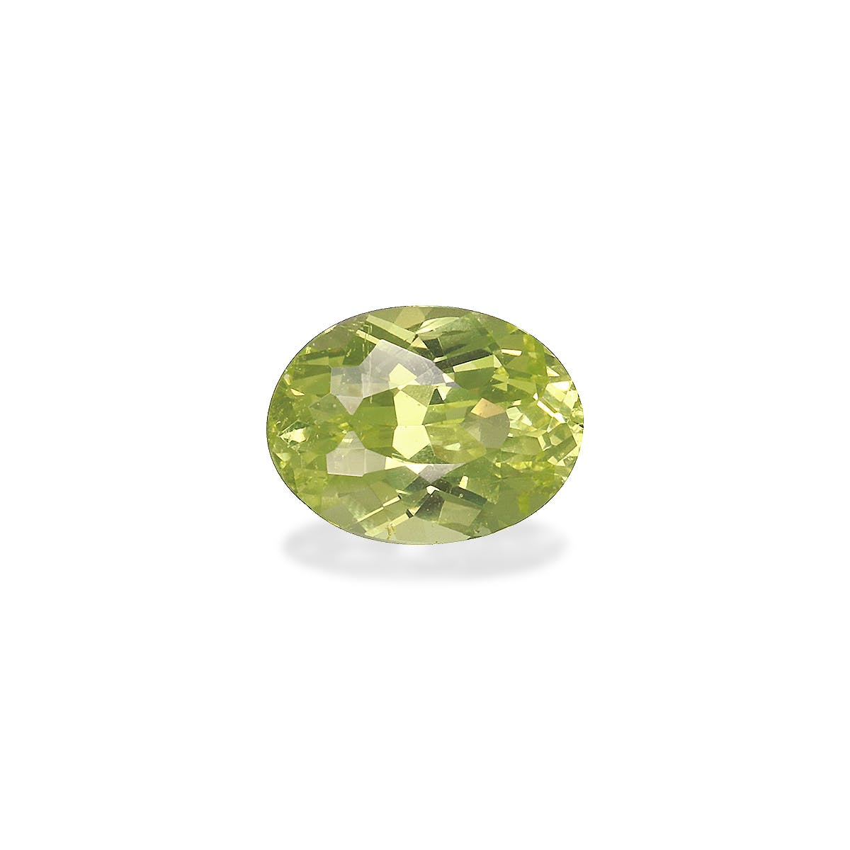 Chrysoberyl Oval Modified Brilliant Cut Lime Green