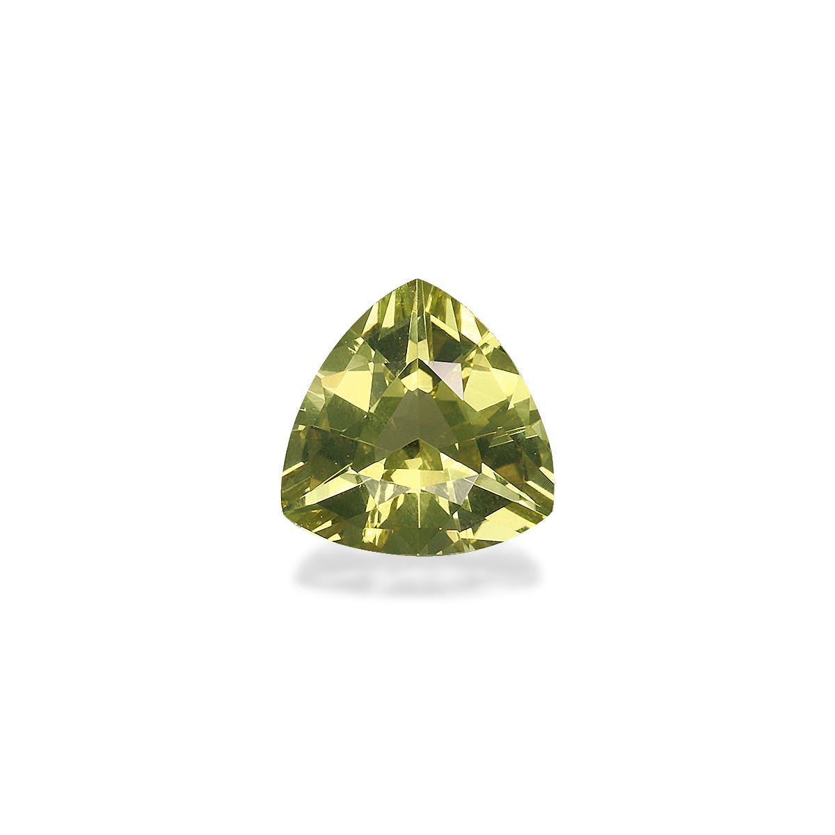 Chrysoberyl Trilliant Fine Step Cut Lime Green