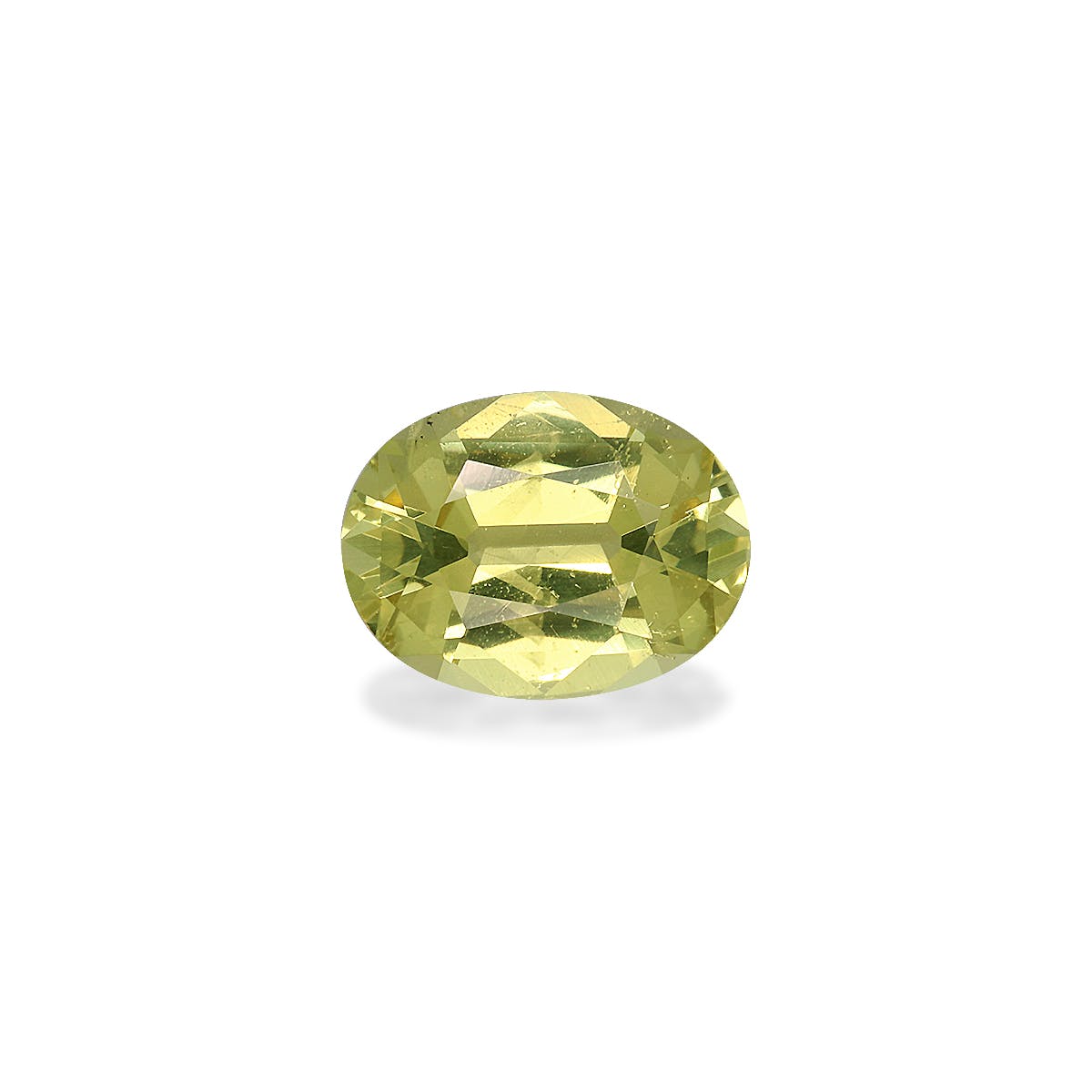 Chrysoberyl Oval Fine Step Cut Lemon Yellow