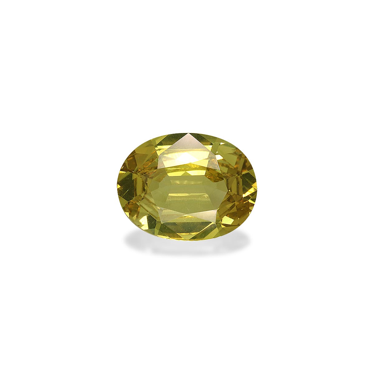 Chrysoberyl Oval Fine Step Cut Lemon Yellow