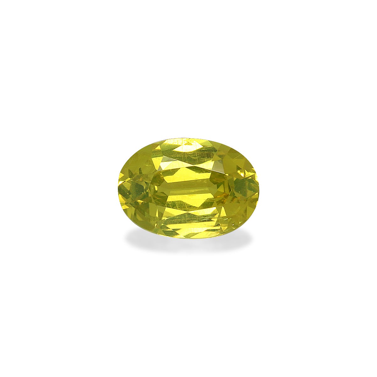 Chrysoberyl Oval Fine Step Cut Golden Yellow