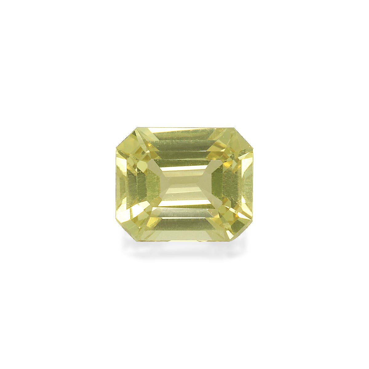 Chrysoberyl Rectangular Emerald Cut Golden Yellow