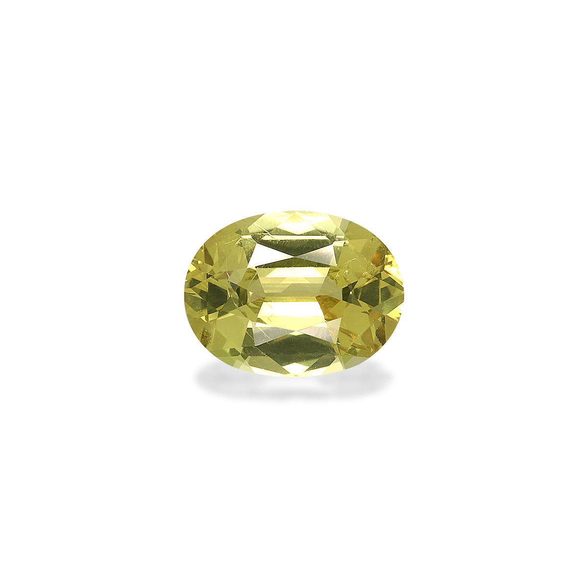 Chrysoberyl Oval Fine Step Cut Golden Yellow