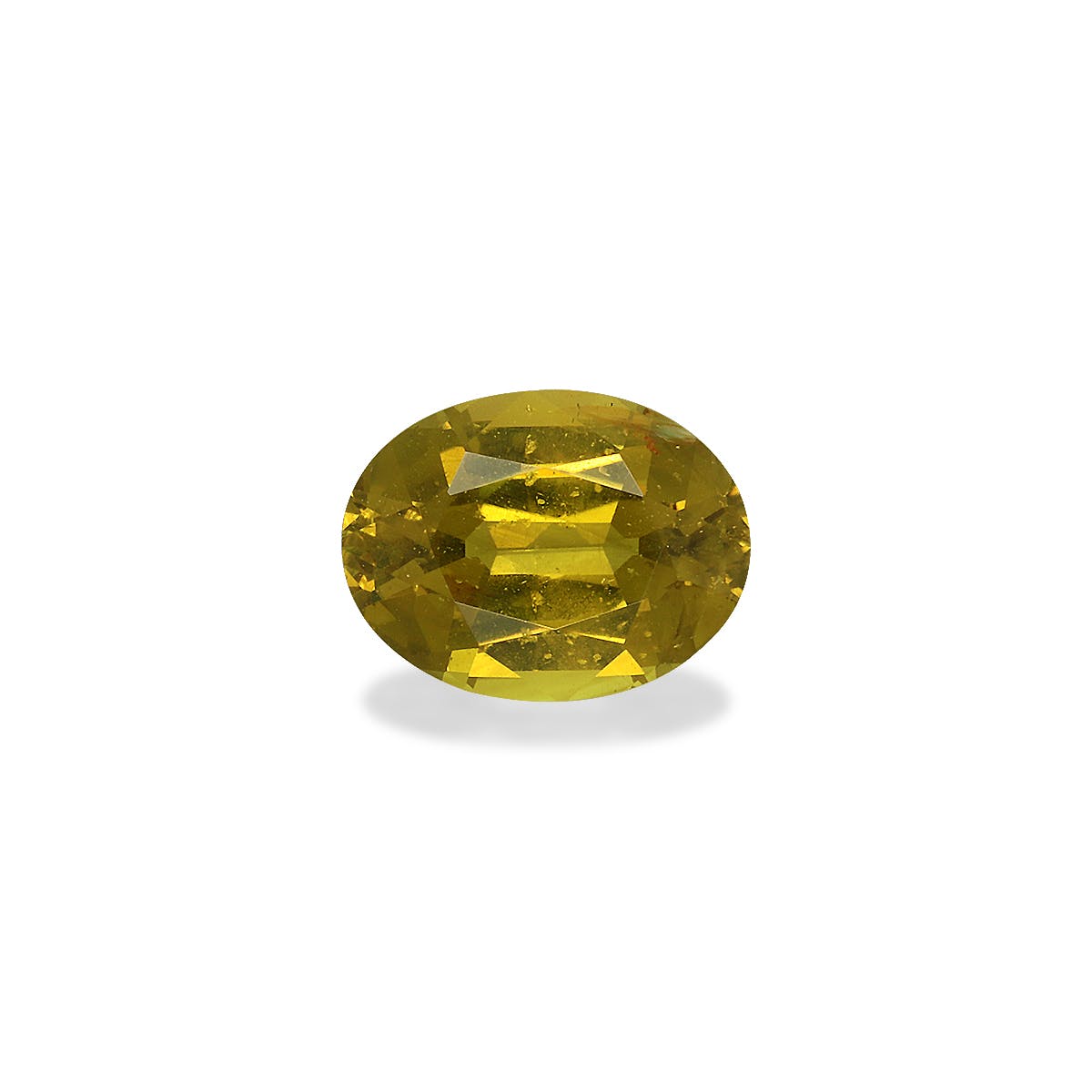 Chrysoberyl Oval Fine Step Cut Golden Yellow