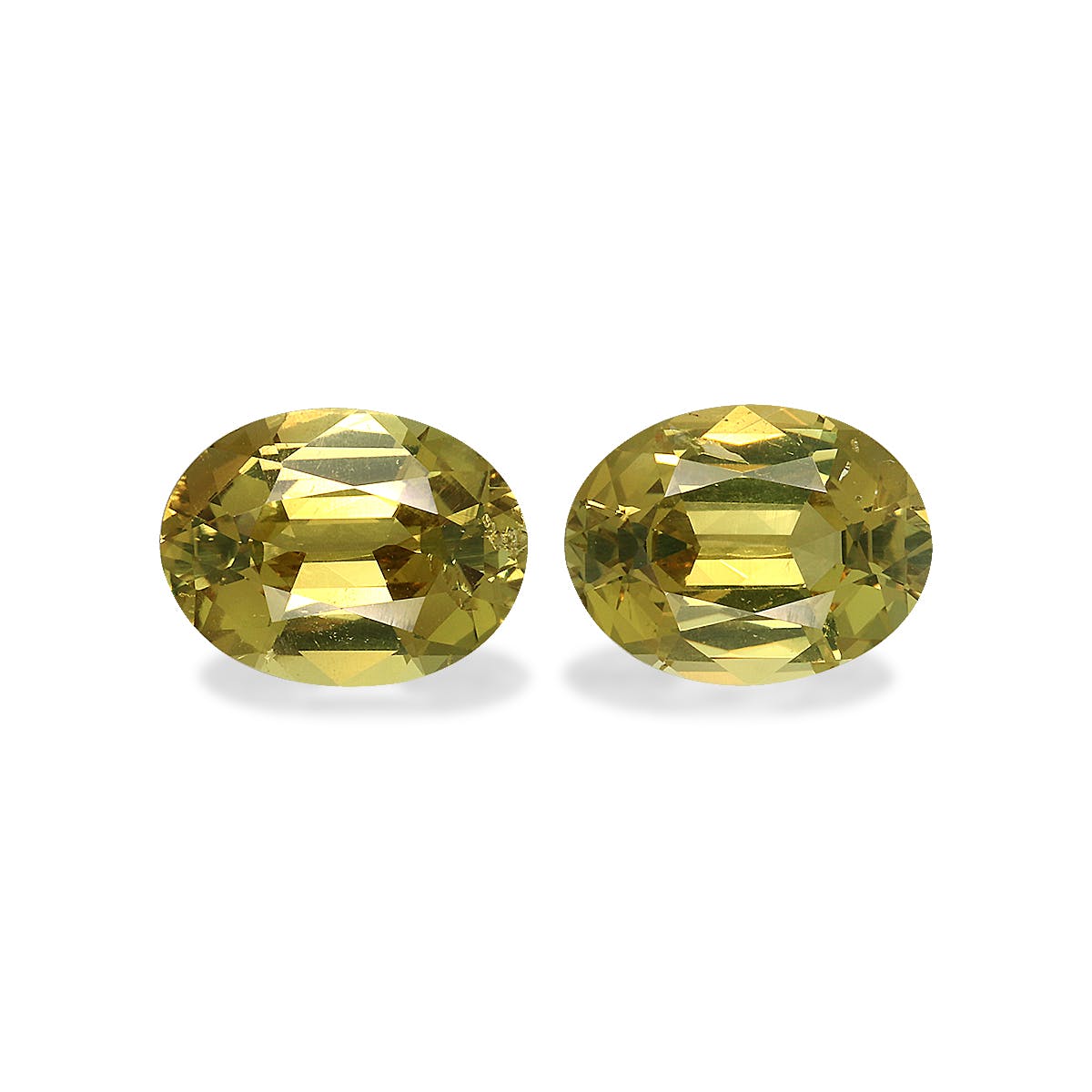 Chrysoberyl Oval Fine Step Cut Golden Yellow