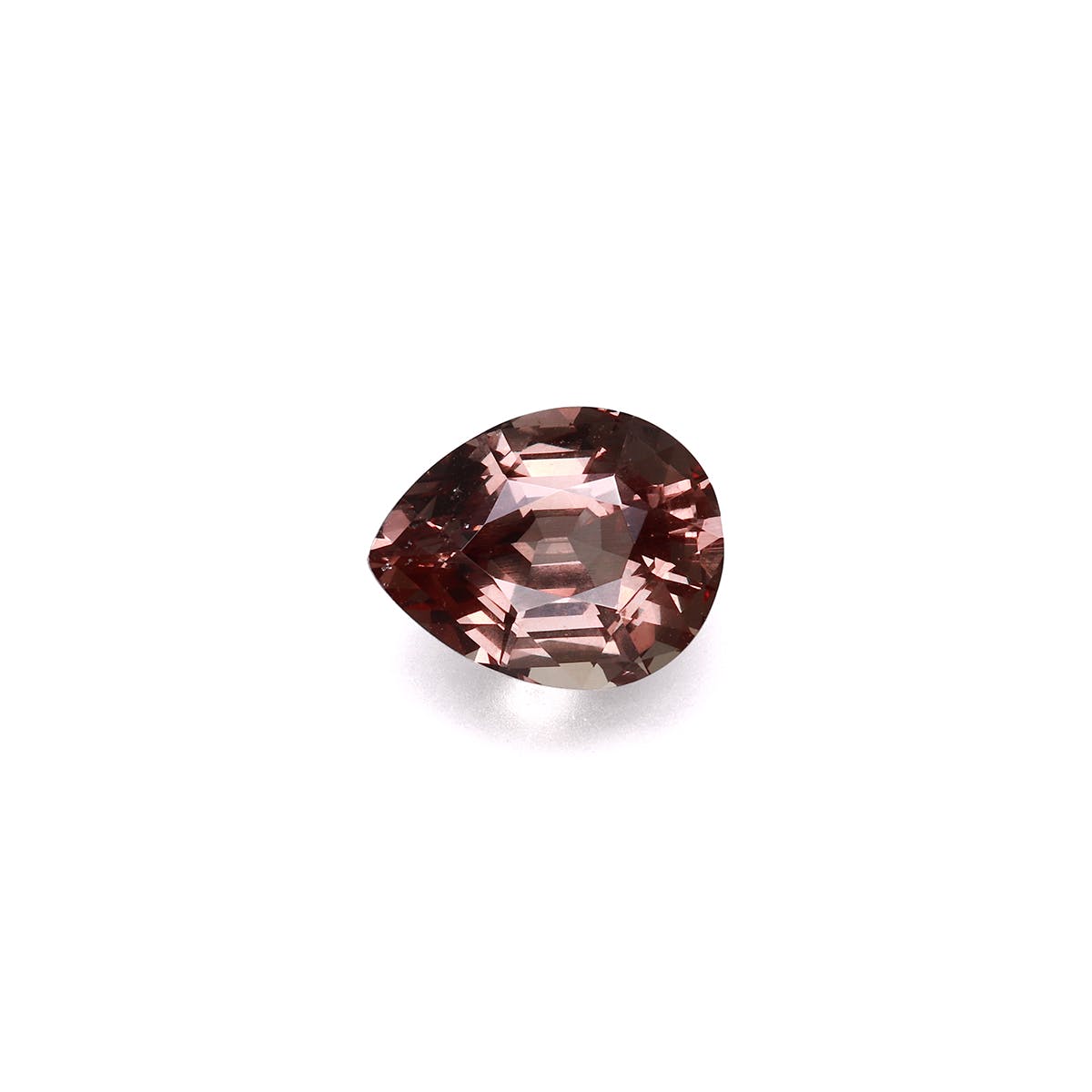 Colour Change Garnet Pear Fine Step Cut Brown