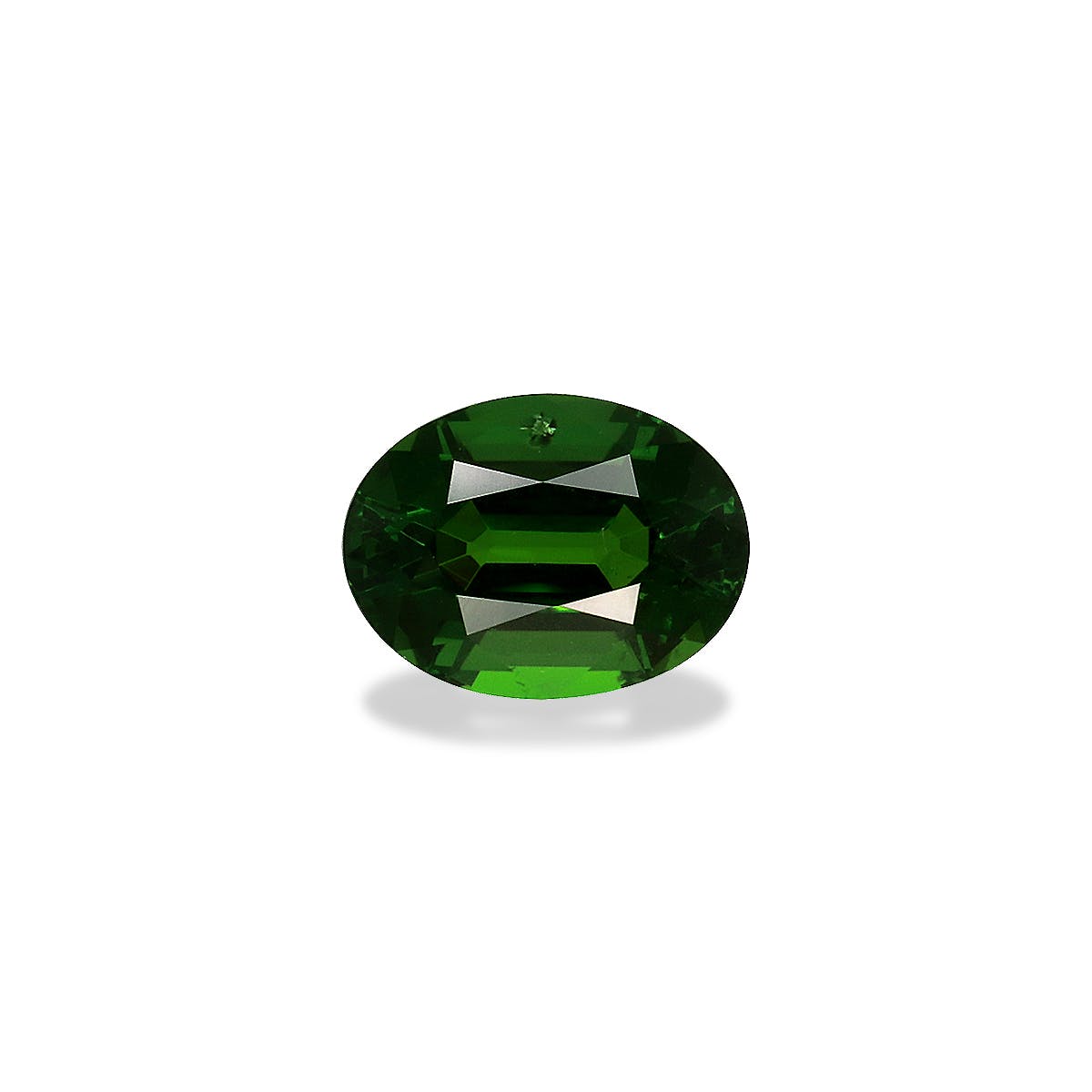 Chrome Tourmaline Oval Fine Step Cut Green