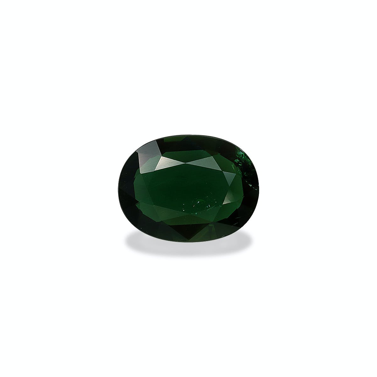 Chrome Tourmaline Oval  Intense Green