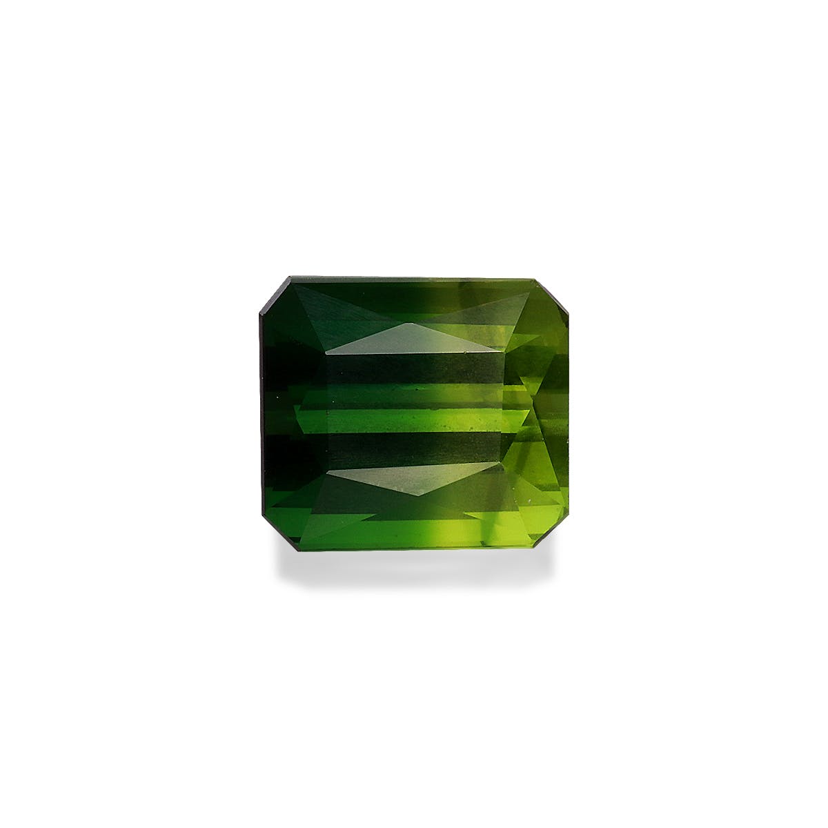 Chrome Tourmaline Rectangular Emerald Cut Green