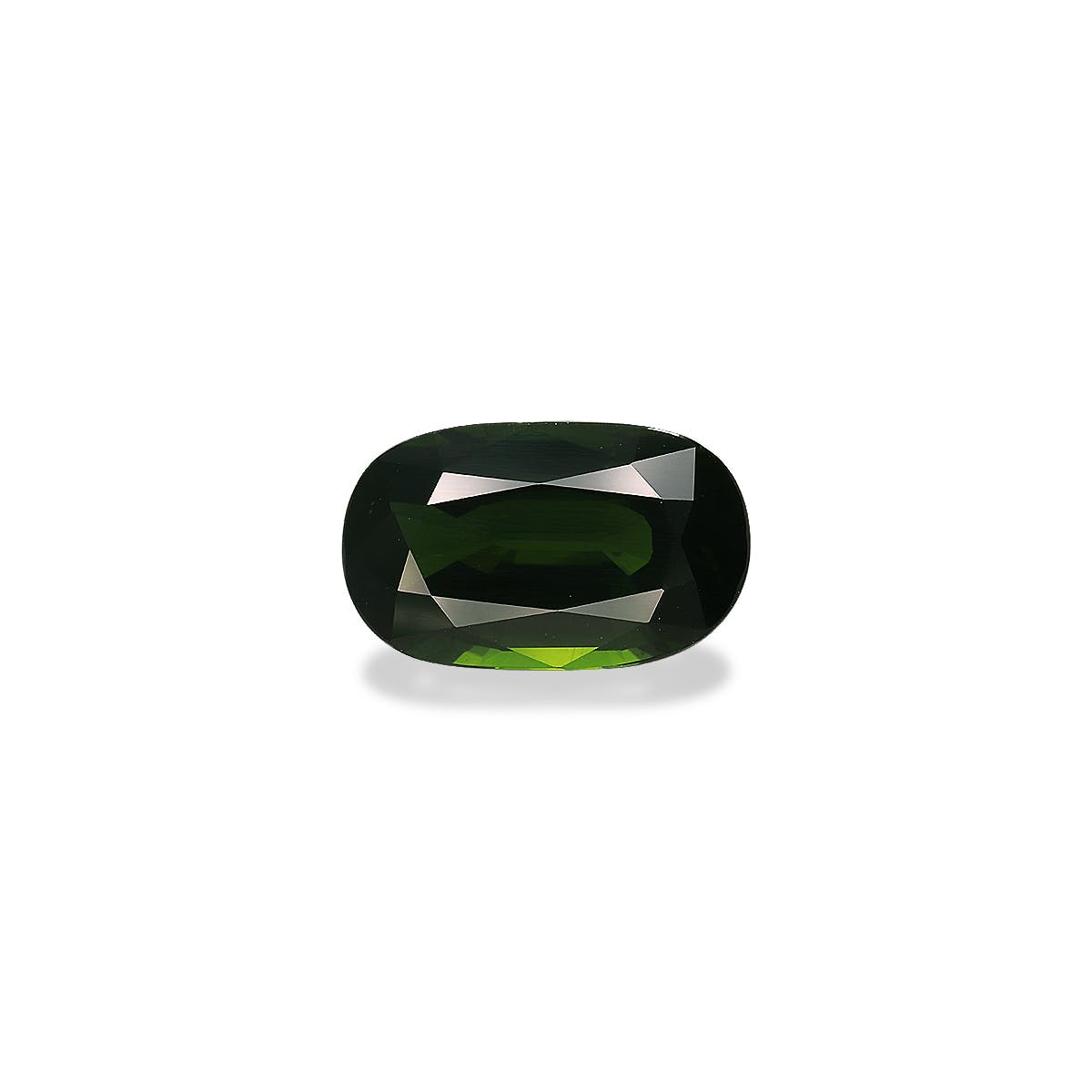 Chrome Tourmaline Oval Fine Step Cut Basil Green