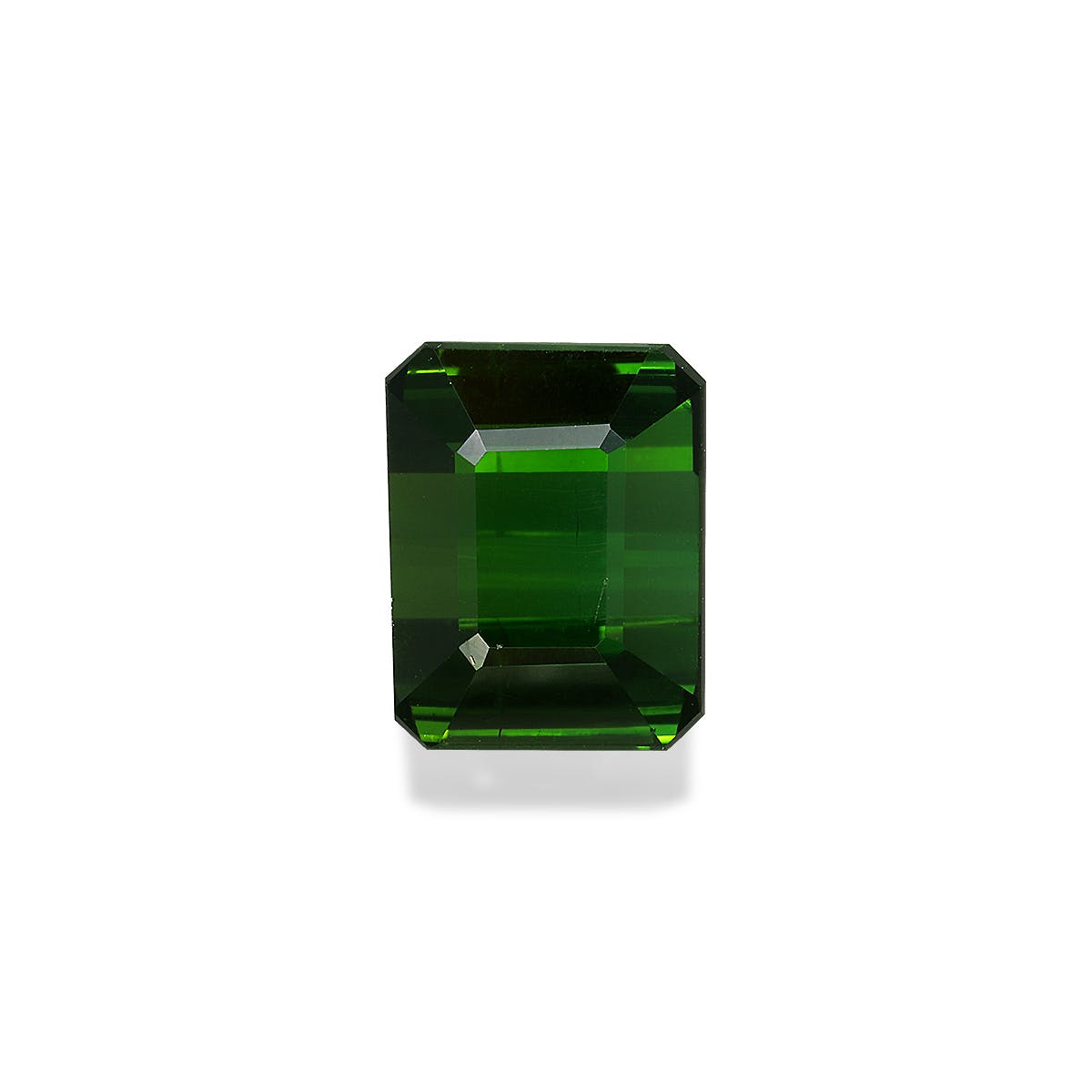 Chrome Tourmaline Rectangular Emerald Cut Basil Green