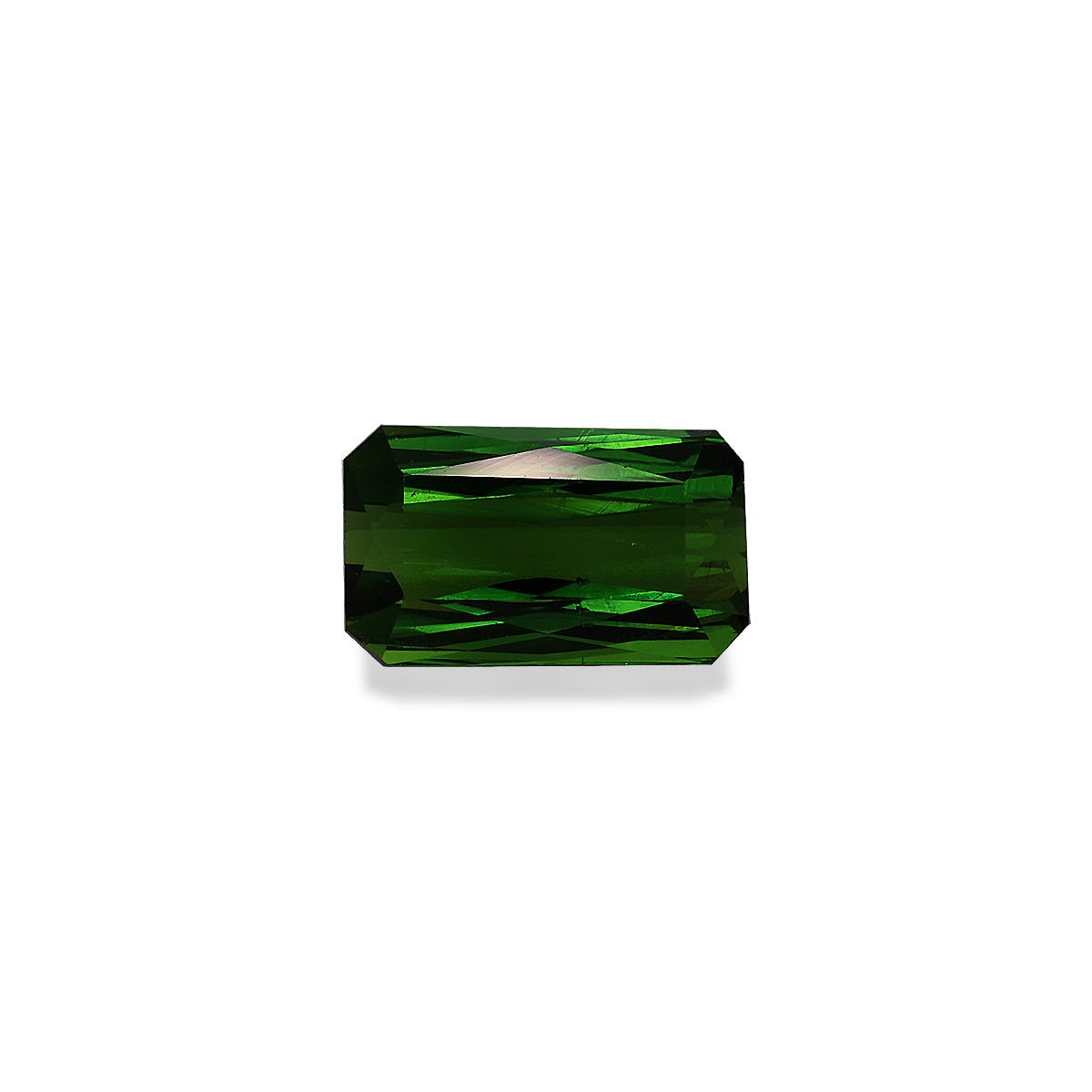 Chrome Tourmaline Rectangular Scissor Cut Green