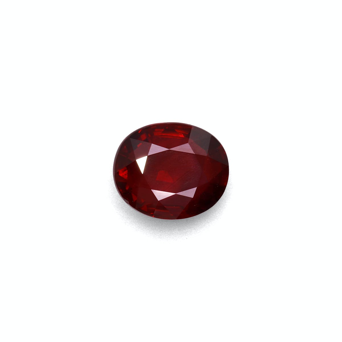 Mozambique Ruby Oval Fine Step Cut Red