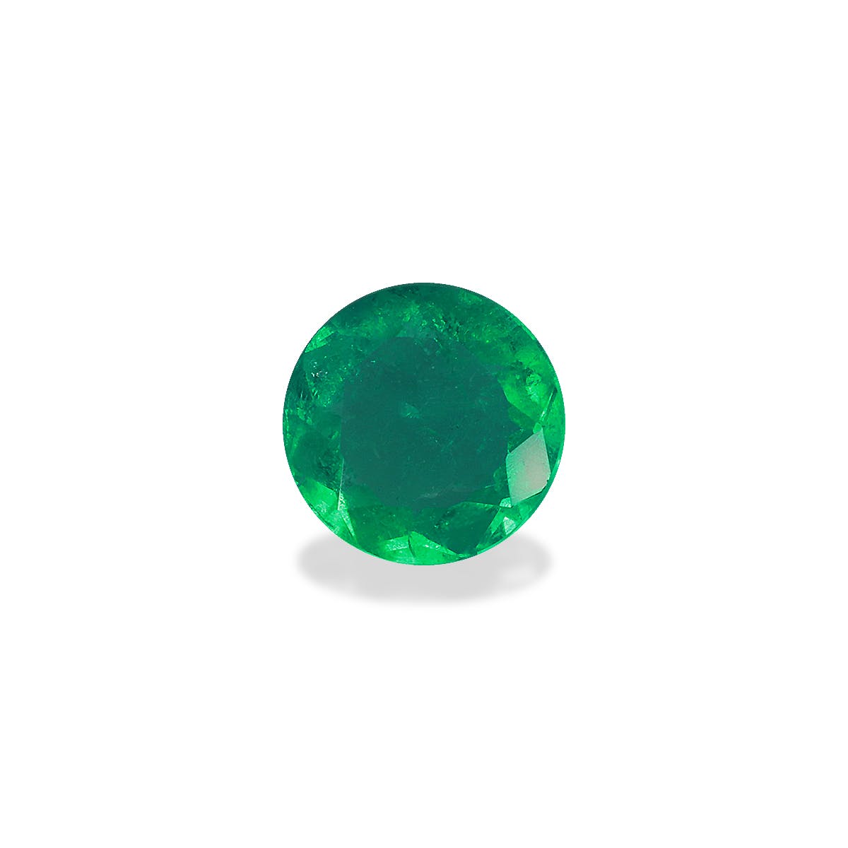 Colombian Emerald Round Modified Brilliant Cut Green