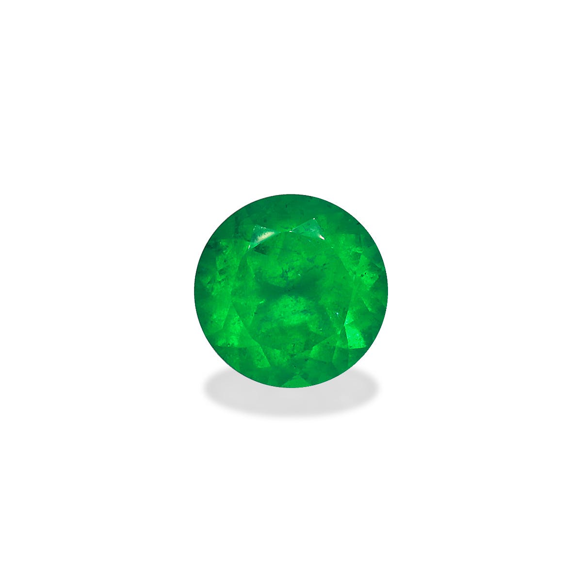 Colombian Emerald Round Modified Brilliant Cut Green