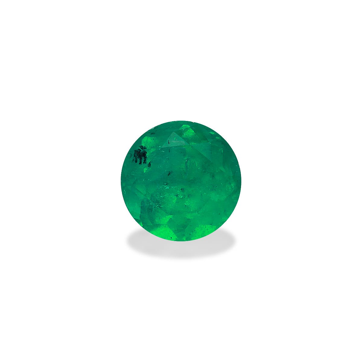 Colombian Emerald Round Modified Brilliant Cut Green