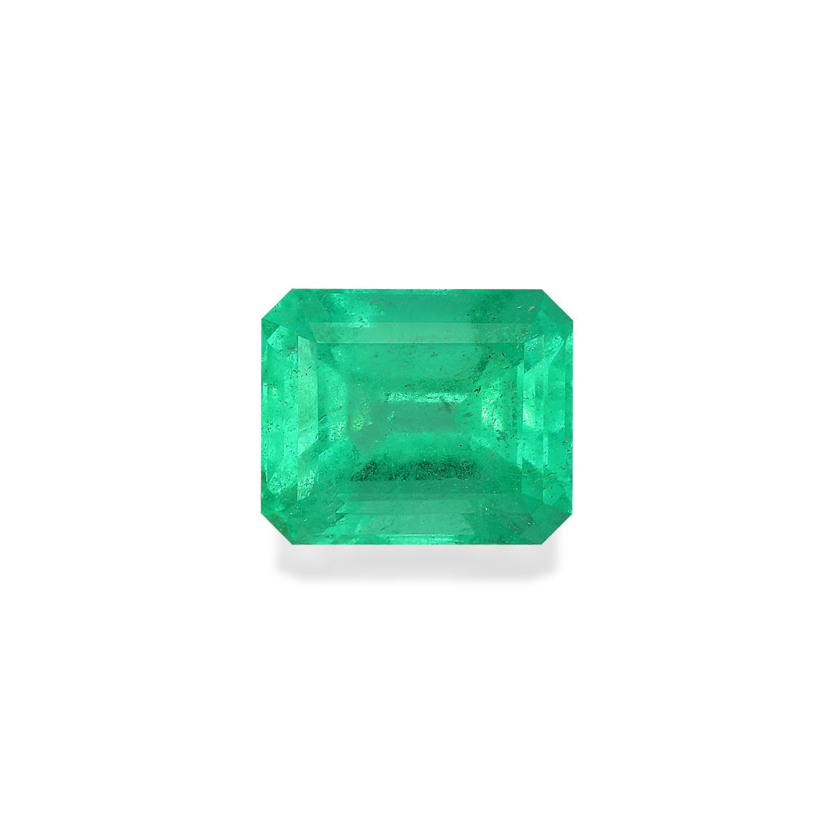 Colombian Emerald Rectangular Emerald Cut Green