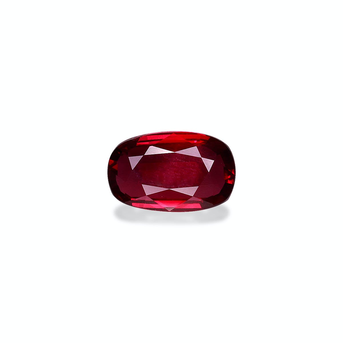 Mozambique Ruby Oval Fine Step Cut Red